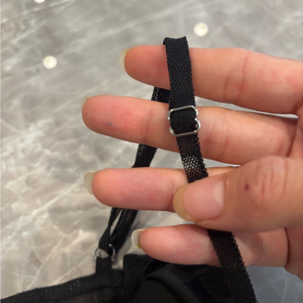 Tiger Mist Elegant Black Mesh Bralette - Picture 4 of 7